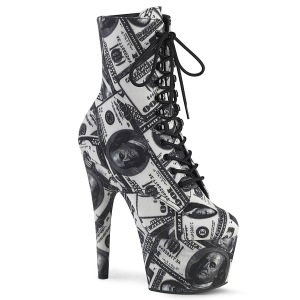 Billets dun dollar Toile 18 cm ADORE-1020DP pleaser bottines  plateforme