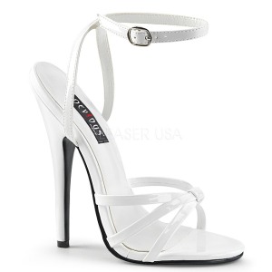 Blanc 15 cm DOMINA-108 chaussures fetish à talons