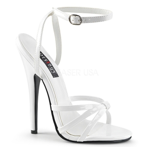 Blanc 15 cm DOMINA-108 chaussures travesti