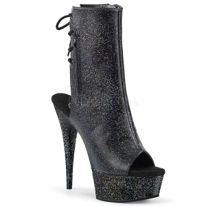 Etincelle 15 cm DELIGHT-1018MMG bottines bout ouvert