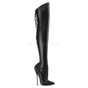 Mat 16 cm DAGGER-3060 bottes overknee femme