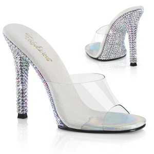 Mules Argent 11,5 cm GALA-01DML Mules  talons hauts strass