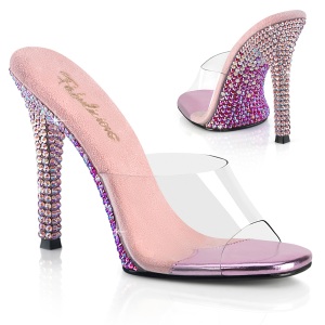 Mules Rose 11,5 cm GALA-01DMM Mules  talons hauts strass