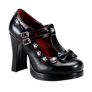 Noir 10,5 cm CRYPTO-06 Mary Jane Escarpins Chaussures