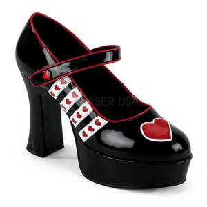 Noir 11 cm QUEEN-55 Chaussures pour femmes a talon