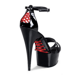 Noir 15 cm Pleaser DELIGHT-662 Plateforme Talons Hauts