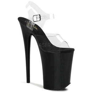 Noir 23 cm Pleaser INFINITY-908 Talons Hauts Plateforme