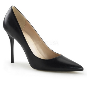 Noir Mat 10 cm CLASSIQUE-20 Escarpins Talons Aiguilles Hommes