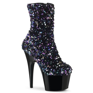 Noir Paillettes 18 cm Pleaser bottines talons hauts femme