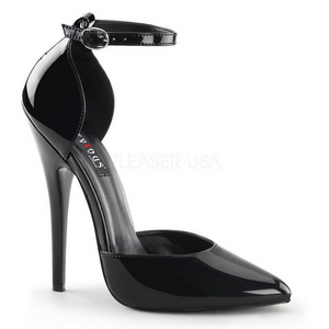 Noir Verni 15 cm DOMINA-402 escarpins  talons hauts