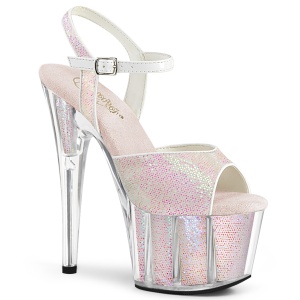 Plateforme opale glitter 18 cm ADORE-710G talons hauts de stripteaseuses