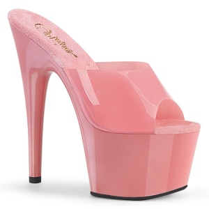 Rose Jelly-Like 18 cm ADORE-701N mules talons hauts de pole dance