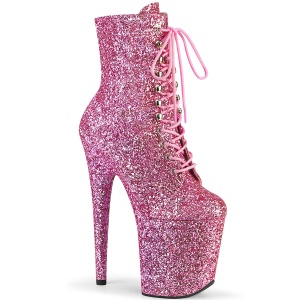 Rose glitter 20 cm FLAMINGO-1020GWR exotic bottines de pole dance