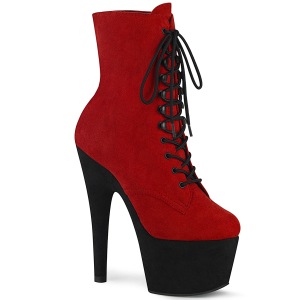 Rouge Noir 18 cm ADORE-1020FSTT exotic bottines de pole dance