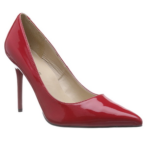 Rouge Verni 10 cm CLASSIQUE-20 Escarpins Talons Aiguilles Hommes