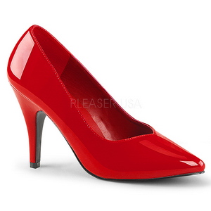 Rouge Verni 10 cm DREAM-420 Escarpins Talons Aiguilles Hommes