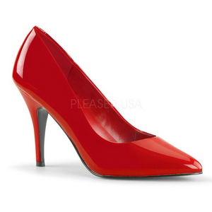 Rouge Verni 10 cm VANITY-420 Escarpins Talons Aiguilles Hommes