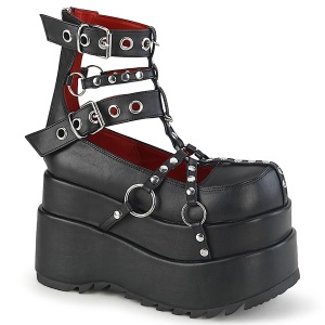 Similicuir 11,5 cm BEAR-28 bottines plateforme lolita