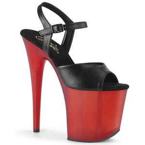 Similicuir 20 cm FLAMINGO-809T chaussures pleaser talons hauts