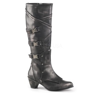 Similicuir 6,5 cm MAIDEN-8820 Bottes Femmes