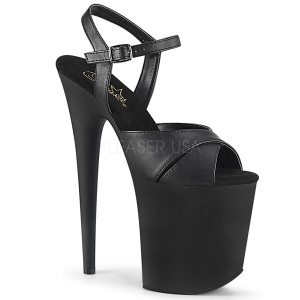 Similicuir plateforme 20 cm FLAMINGO-816 talons hauts pleaser
