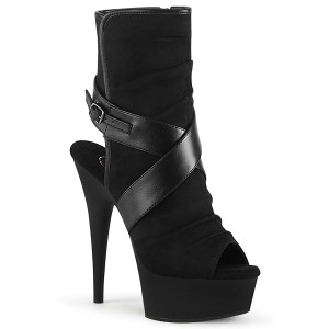 Sudine 15 cm DELIGHT-1034 bottines pleaser plateforme