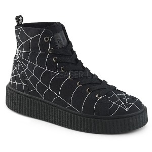 Toile 4 cm SNEEKER-250 Chaussures sneakers creepers hommes