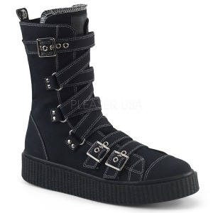 Toile 4 cm SNEEKER-318 Chaussures sneakers creepers hommes