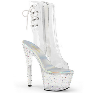 Transparent 15 cm STARDANCE-1018C-7 bottines plateforme pour femmes