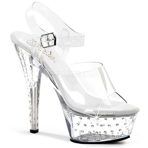 Transparent 15 cm STARDUST-608 Chaussures pour femmes a talon