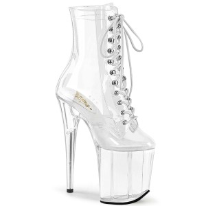 Transparent 20 cm FLAMINGO-1020C bottes plateforme de pole dance