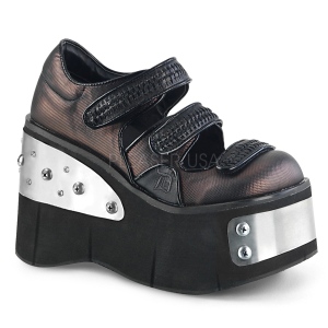 Vegan 11,5 cm DemoniaCult KERA-13 chaussures lolita plateforme