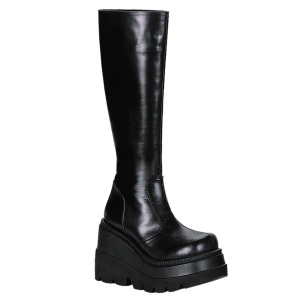 Vegan 11,5 cm SHAKER-100 demoniacult bottes talon compens