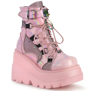 Vegan 11,5 cm SHAKER-602 bottines plateforme compenses lolita