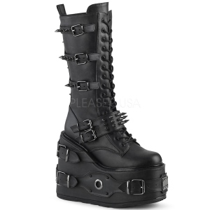 Vegan 14 cm SWING-327 bottes demonia plateforme