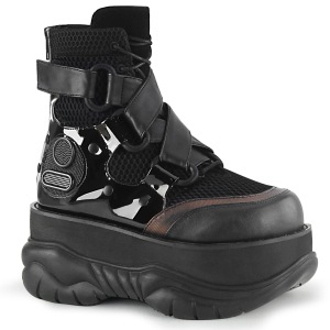 Vegan 7,5 cm NEPTUNE-126 bottines demonia - bottines de cyberpunk unisex