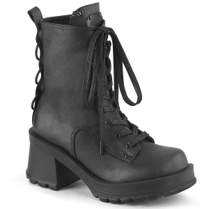Vegan 7 cm Demonia BRATTY-50 bottines plateforme chunky talons pais