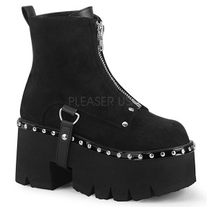 Vegan 9 cm ASHES-100 bottines demoniacult plateforme