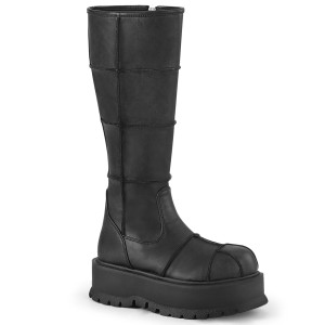 Vegan noires 5 cm SLACKER-230 bottes cyberpunk plateforme