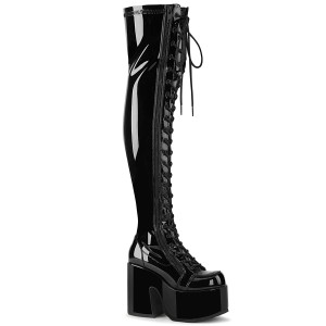 Verni 13 cm CAMEL-300 bottes cuissardes  lacets