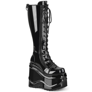 Verni 15 cm WAVE-200 demonia bottes talon compens