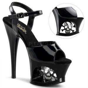 Verni 18 cm MOON-709SK Plateforme Chaussures Talon Haut