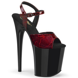 Verni 20 cm FLAMINGO-809SP talons hauts pleaser plateforme