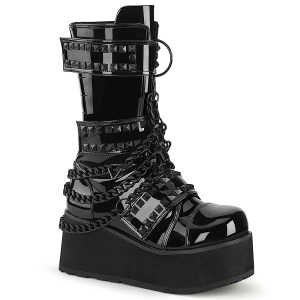 Verni 8,5 cm TRASHVILLE-138 bottes demonia - bottes plateforme unisex