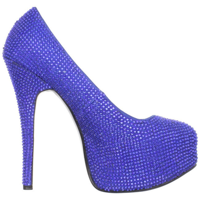 escarpins bleu clair