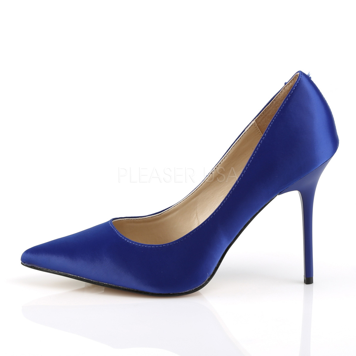 talon aiguille bleu