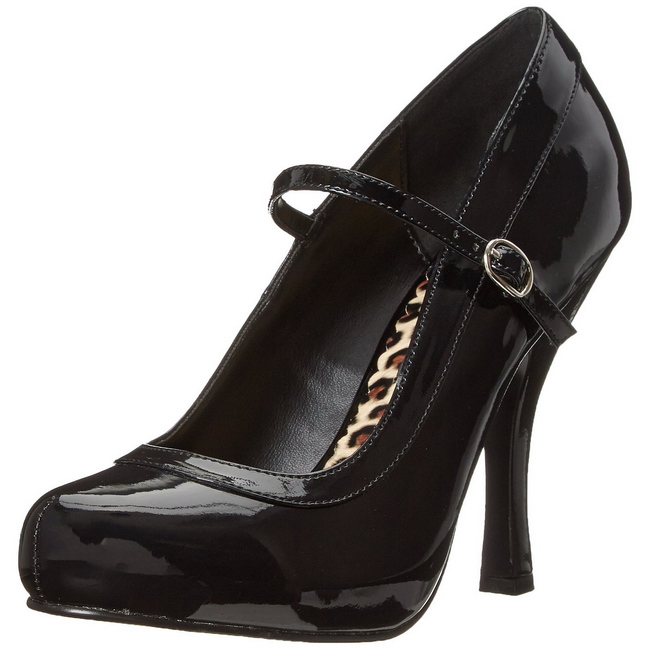 chaussures vernis noir femme