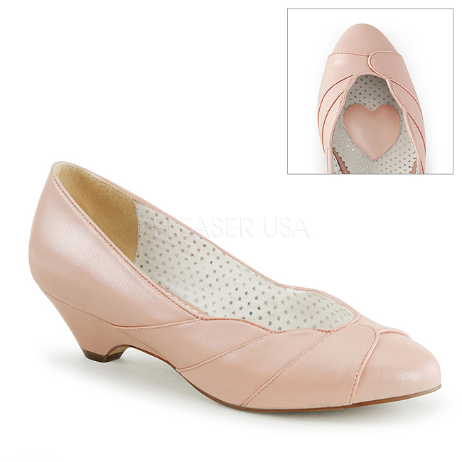 escarpins talon bas
