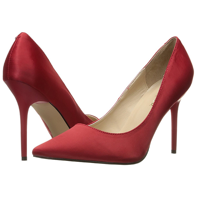 talon aiguille rouge vernis