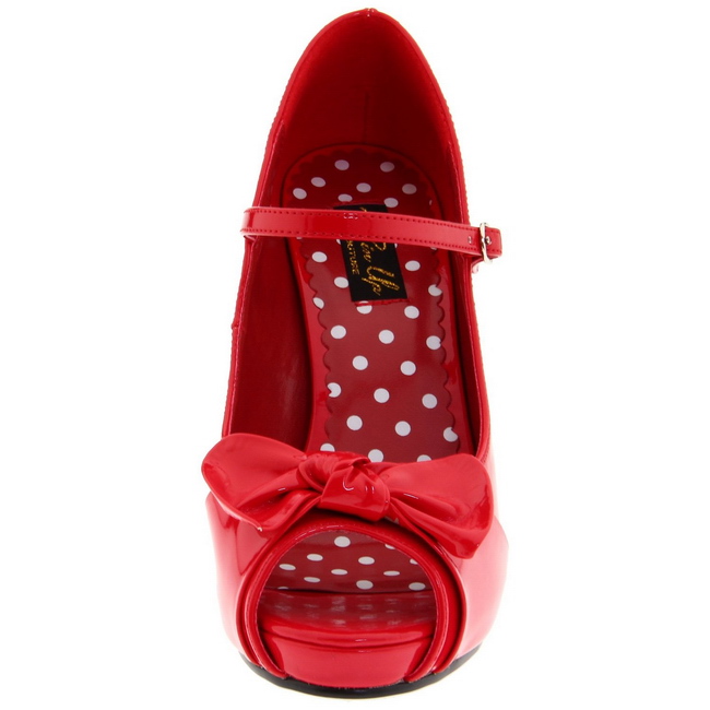 Rouge Cutiepie Cm Bout 08 12 Ouvert Verni Escarpin QCerxdEBoW